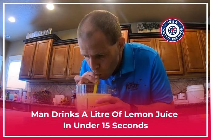 Man Drinks A Litre Of Lemon Juice In Under 15 Seconds